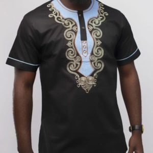 Sam Fit Embroidered African Shirt