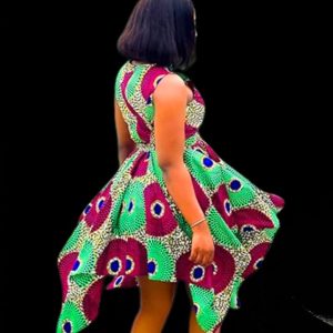 Sahara Ankara Mini Dress