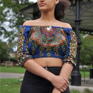 Majestic Off Shoulder Crop Top